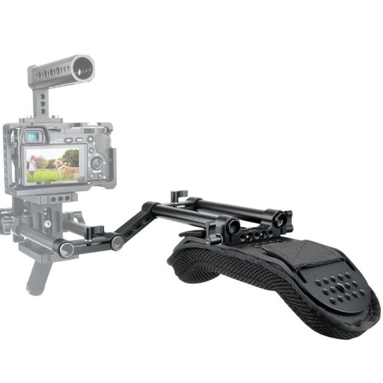 thumbnail image 2 of NICEYRIG Shoulder Pad Kit With 15mm Rods & Cool Rod Clamp For Camera Rig System 2 of 6