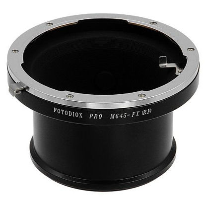 Picture of Fotodiox Pro Lens Mount Adapter, Mamiya 645 Lens to Fujifilm X (X-Mount) Camera Body, for Fujifilm X-Pro1, X-E1