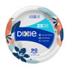 Picture of Dixie Paper Plates, 8 1/2 inch, Dinner Size Printed Disposable Plate, 90 Count
