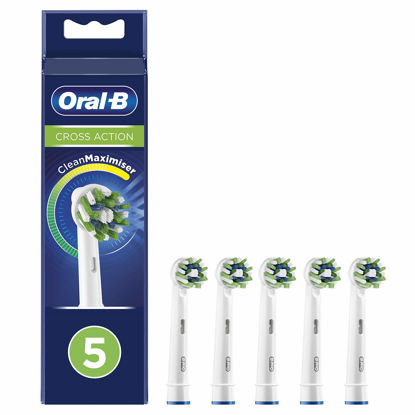 Picture of Oral-B CrossAction Electric Toothbrush Heads with Clean Maximiser Technology (Pack of 5)