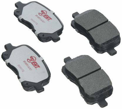 Picture of Raybestos Element3 EHT™ Replacement Front Brake Pad Set for Select 1998-2002 Chevrolet Prizm and 1998-2002 Toyota Corolla Model Years (EHT741H)