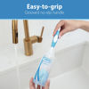 Picture of Dr. Brown's Baby Bottle Cleaning Brush with Sponge and Scrubber - Blue - 3-Pack