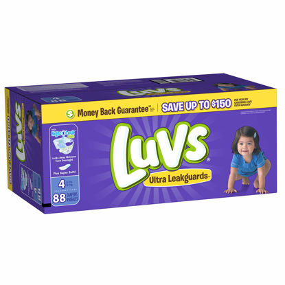 Picture of Luvs Ultra Leakguards, Stage 4 Disposable Diaper, 88 Ct