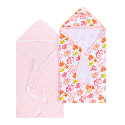 Picture of Burt's Bees Baby - Hooded Towels, Absorbent Knit Terry, Super Soft Single Ply, 100% Organic Cotton