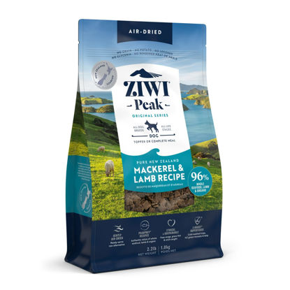 Picture of ZIWI Peak Air-Dried Dog Food - All Natural, High Protein, Grain Free and Limited Ingredient with Superfoods, Mackerel and Lamb, 2.2 Pound (Pack of 1)