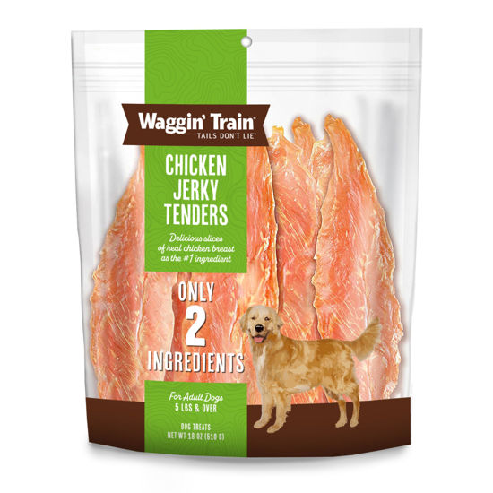 Picture of Waggin' Train Limited Ingredient, Grain Free Dog Treat; Chicken Jerky Tenders - 18 oz. Pouch