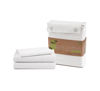 Picture of LANE LINEN 100% Organic Cotton White Twin Sheets Set, 3-Piece Pure Organic Cotton Percale Sheets,Twin Sheets, Ultra Soft Bedding Sheets, Fits Mattress Upto 15" Deep - White
