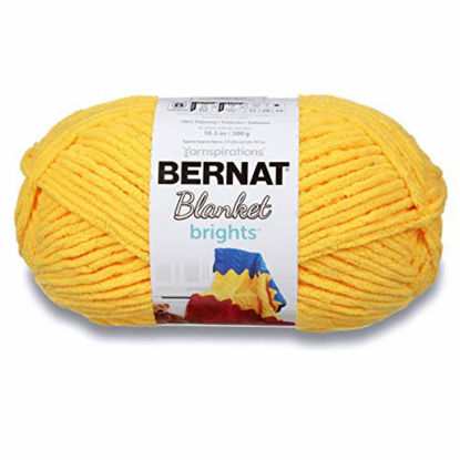Picture of Bernat Blanket Bright Yarn, School Bus Yellow