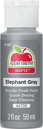 Picture of Apple Barrel Acrylic Paint in Assorted Colors (2 oz), 4470E, Elephant Gray