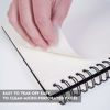 Picture of Conda 8.5"x11" Hardbound Sketch Book, Double-Sided Hardcover Sketchbook, Spiral Sketch Pad, Durable Acid Free Drawing Art Paper for Kids & Adults