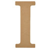 Picture of Plaid Wood Unfinished Letter, 8" Wooden Surface Perfect for DIY Arts and Crafts Projects, 63588, 8 inch