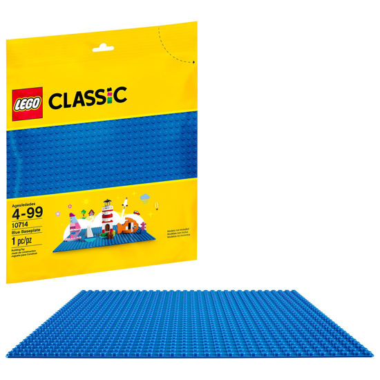 Picture of LEGO Classic Blue Baseplate 10714 Building Kit (1 Piece)