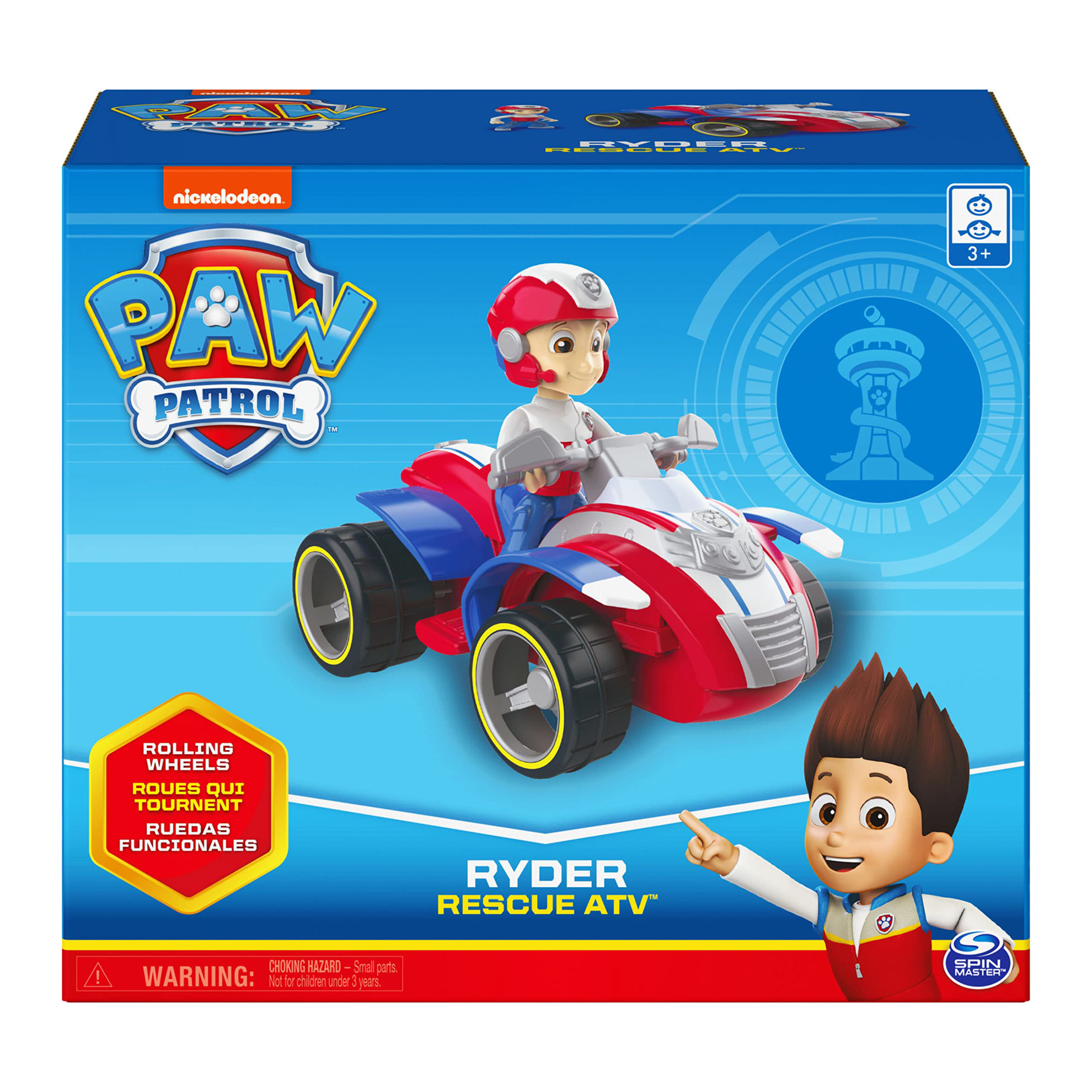 PAW Patrol Ryder ATV, Toy Vehicle with Action Figure, for Age 3 and Up main image 0
