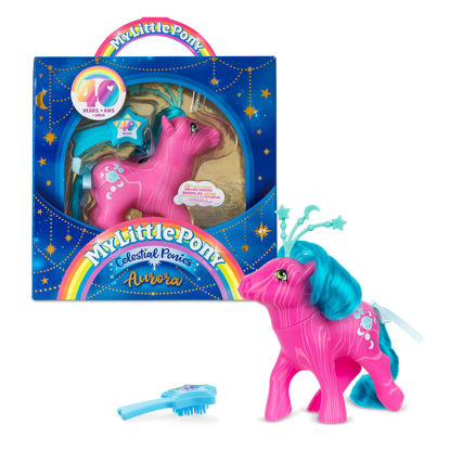 Picture of My Little Pony Celestial Ponies - Aurora - Retro 4" Collectible Figure - New 40th Anniversary Celestial Ponies