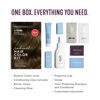 Picture of Madison Reed Radiant Hair Color Kit, Permanent Hair Dye, 100% Gray Coverage, Ammonia-Free, Novara Light Brown 6.5NNN Light Brown for Resistant Grays, Pack of 2