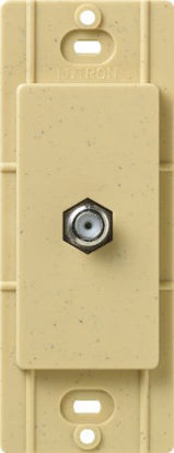 Picture of Lutron Satin Colors Coaxial Cable Jack - Goldstone