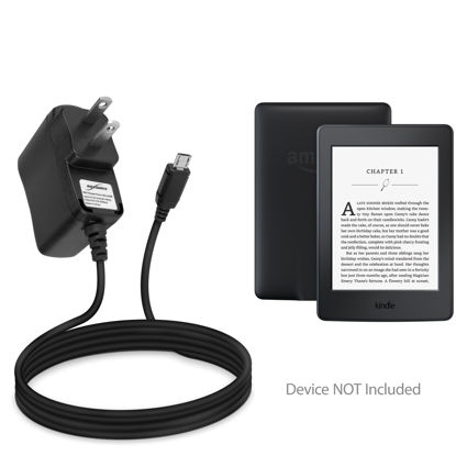 Picture of BoxWave Charger Compatible with Amazon Kindle Paperwhite (3rd Gen 2015) (Charger by BoxWave) - Wall Charger Direct, Wall Plug Charger for Amazon Kindle Paperwhite (3rd Gen 2015)