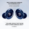Picture of Tempo 30 Navy Wireless Earbuds for Small Ears Women and Men, Blue Earbuds with Mic, Bluetooth Earphones for Small Ear Canals, IPX7 Sweatproof, Long Battery, Loud Bass Ear Buds for iPhone, Android