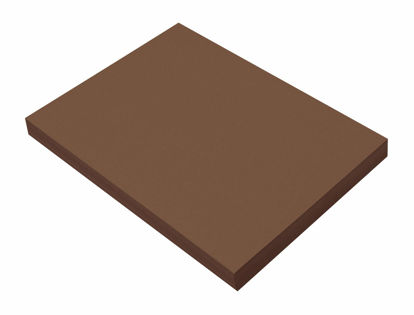 Picture of Prang (Formerly SunWorks) Construction Paper, Dark Brown, 9" x 12", 100 Sheets