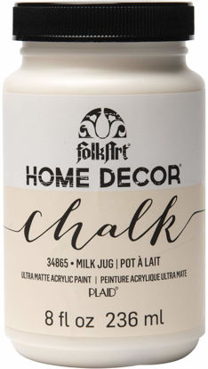 Picture of FolkArt Home Décor Chalk Finish Acrylic Paint, 8oz, 8 ounce, Milk Jug