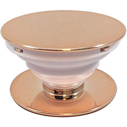 Picture of Expanding Grip and Stand, Pop Out Phone Grip Socket for Smartphone,Iphone and Tablets - Rose Gold