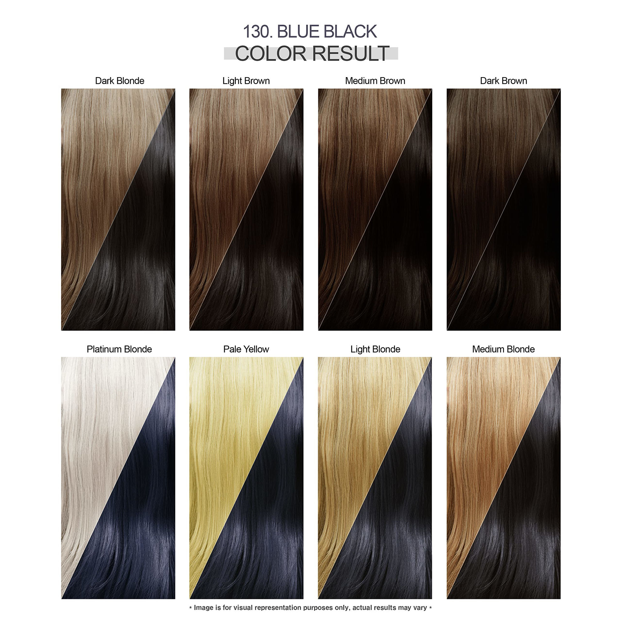GetUSCart- Adore Semi Permanent Hair Color #130 Blue Black, 4 Fl Oz (2 ...