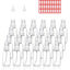 Picture of Spray Bottles, 24 Pack 50ml 2oz Clear Empty Fine Mist Plastic Mini Travel Bottle Set, Small Refillable Liquid Containers
