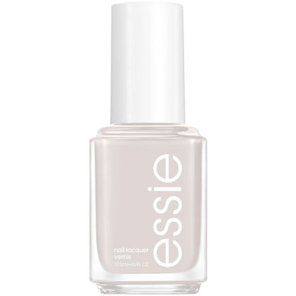 Picture of Essie Salon-Quality Nail Polish, 8-Free Vegan, Cool Light Gray, Cut It Out, 0.46 fl oz