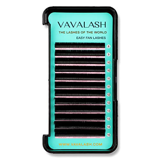 Picture of Eyelash Extension Supplies DD Curl 0.03 Rapid Volume Lash Extensions Easy Fan 3D 4D 5D 6D 7D 10D Automatic Blooming Flower Lashes Self Fanning Lashes Russian Volume Individual Lashes （DD-0.03,13mm）