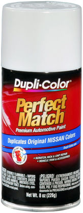 Picture of Dupli-Color EBNS05627-6 PK Super White Nissan Perfect Match Automotive Paint - 8 oz. Aerosol, (Case of 6)