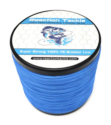 Picture of Reaction Tackle Braided Fishing Line Dark Blue 50LB 1000yd