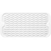 Picture of MicoYang Silicone Dish Drying Mat for Multiple Usage,Easy clean,Eco-friendly,Heat-resistant Silicone Mat for Kitchen Counter,Sink,Bar,Bottle,or Cup White S 12 inches x 6 inches
