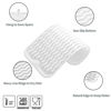 Picture of MicoYang Silicone Dish Drying Mat for Multiple Usage,Easy clean,Eco-friendly,Heat-resistant Silicone Mat for Kitchen Counter,Sink,Bar,Bottle,or Cup White S 12 inches x 6 inches