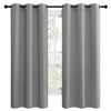 Picture of NICETOWN Thermal Insulated Grommet Blackout Curtains, Kids Window Drape Panel for Nursery, Privacy Short Curtains (Silver Grey, 2 Panels, W42 x L68 -Inch)