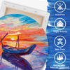 Picture of FIXSMITH 21 Pack Stretched Canvases, Multi Pack - 4x4", 5x7", 8x10", 9x12", 11x14", Round Canvas 12x12", 8x8" (3 of Each), 100% Cotton, Primed Canvases for Acrylic, Oil, Wet or Dry Art Media