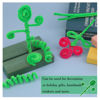 Picture of 100 Pieces Pipe Cleaners Chenille Stem, Solid Color Pipe Cleaners Set for Pipe Cleaners DIY Arts Crafts Decorations, Chenille Stems Pipe Cleaners (Fruit Green)