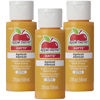 Picture of Apple Barrel Acrylic Paint, Apricot (Pack of 3) 2 oz, 20764EA