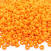 Picture of 1000Pcs Pony Beads Bracelet 9mm Orange Plastic Barrel Pony Beads for Necklace,Hair Beads for Braids for Girls,Key Chain,Jewelry Making (Orange)