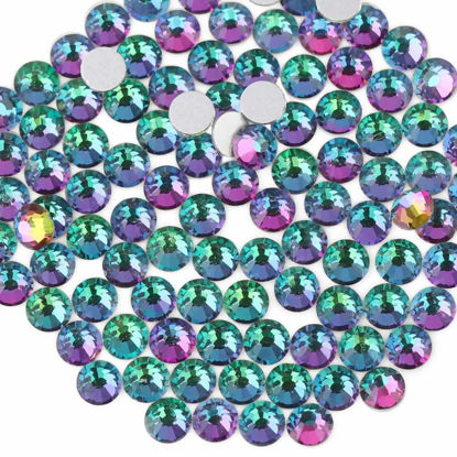 GetUSCart- Jollin Glue Fix Crystal Flatback Rhinestones Glass Diamantes  Gems for Nail Art Crafts Decorations Clothes Shoes(ss16 1440pcs, Pink AB)