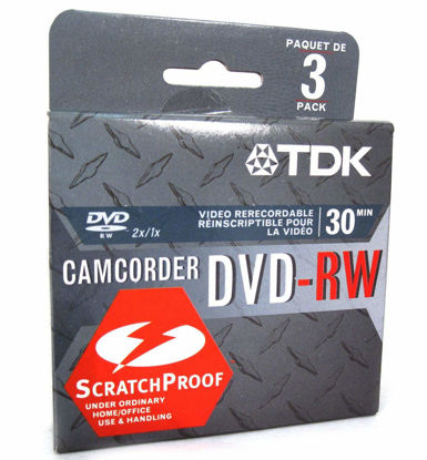 Picture of TDK 1.4GB DVD-RW Armor Plated, (3 pack) (Discontinued by Manufacturer)