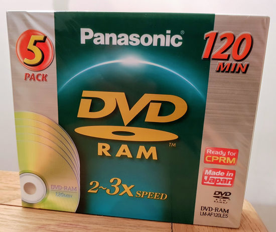 GetUSCart- PANASONIC DVD RAM 4.7Gb Pack 5 