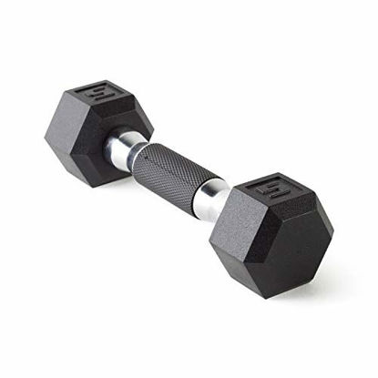 Picture of CAP Barbell Coated Dumbbell Weights with Padded Grip, 5-Pound