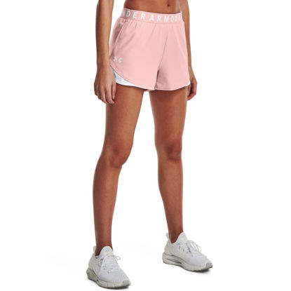 Picture of Under Armour womens Play Up 3.0 Shorts , Retro Pink (676) / White , X-Large
