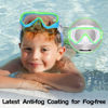 Picture of Seago Kids Swim Goggles Swimming Goggles for Kids Boys Girls Toddlers Youth 5-15 Anti-Fog 180° Clear Goggles No Leak Kids Pool Underwater Swim Goggles with Nose Cover Swimming Diving Equipment