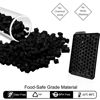 Picture of WIBIMEN Mini Ice Cube Trays, Upgraded Small Ice Cube Trays Easy Release, 104x4 PCS Tiny Ice Cube Tray Crushed Ice Tray for Chilling Drinks Coffee Juice(4Pack Ice trays & Ice Bin & Ice Scoop) (Black)