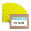 Picture of Yellow HTV Heat Transfer Vinyl Bundle: 13 Pack 12" x 10" Light Yellow Iron on Vinyl for T-Shirt, Light Yellow Heat Transfer Vinyl for Cricut, Silhouette Cameo or Heat Press Machine