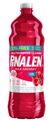 Picture of Pinalen Max All Purpose Household Cleaning, 2-In-1 High-Performance Multisurface Bathroom And Kitchen Cleaner, With Floral Scent + Bonus Pack - (33.8 oz) (2024)