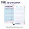 Picture of Stock Your Home Blue Guest Check Books for Servers (5 Pack) Server Note Pads, Waiter Checkbook, Food Receipt Book, Restaurant Order Pad, Paper Checks, Waitress Accessories, 250 Total Tickets