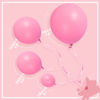 Picture of MOMOHOO Pink Balloons Different Sizes - 100Pcs 5/10/12/18 Inch Light Pink Balloons Pink Birthday Party Balloons, Gender Reveal Latex Balloons for Girl Baby Shower, Valentines Balloons Pink Party Decor