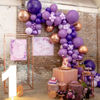 Picture of PartyWoo Purple Balloons, 50 pcs 5 Inch Royal Purple Balloons, Latex Balloons for Balloon Garland Balloon Arch as Party Decorations, Birthday Decorations, Wedding Decorations, Baby Shower Decorations